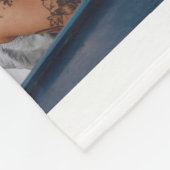 Eenvoudige moderne 17 foto collage fleece deken (Hoek)