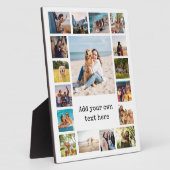 Eenvoudige moderne 17 foto collage fotoplaat (Zijkant)
