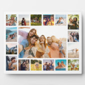 Eenvoudige moderne 17 foto collage fotoplaat (Voorkant)
