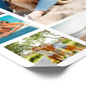 Eenvoudige moderne 17 foto collage poster (Hoek)