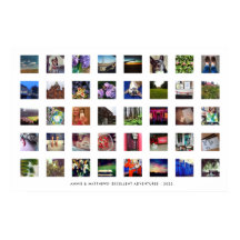 Eenvoudige, moderne 40 vierkante foto's GeheugenCo