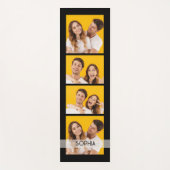 Eenvoudige moderne 4 foto collage naam gepersonali yogamat (Voorkant)