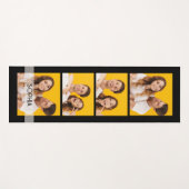Eenvoudige moderne 4 foto collage naam gepersonali yogamat (Voorkant (horizontaal))