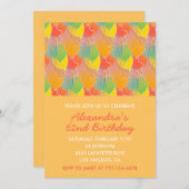 Eenvoudige moderne 62e verjaardag uitnodigingen Ba (Voorkant / Achterkant)