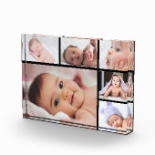 Eenvoudige moderne 6 Afbeelding collage Sjabloon Fotoblokken (Rechts)