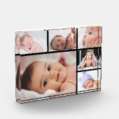 Eenvoudige moderne 6 Afbeelding collage Sjabloon Fotoblokken (Links)