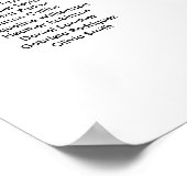 Eenvoudige moderne 6-tabel poster (Hoek)