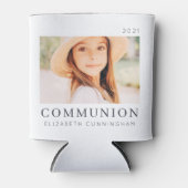 Eenvoudige, moderne aangepaste eerste communityfot blikjeskoeler (Voorkant)