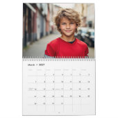 Eenvoudige moderne aangepaste foto - 14 Afbeelding Kalender (Mar 2027)