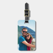 Eenvoudige Moderne Aangepaste Foto Bagage Label Ro (Voorkant verticaal)