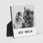 Eenvoudige, moderne aangepaste foto of foto's van  fotoplaat (Voorkant)