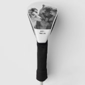 Eenvoudige, moderne aangepaste foto of foto's van  golfheadcover (Voorkant)