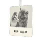 Eenvoudige, moderne aangepaste foto of foto's van  luchtverfrisser (Links)