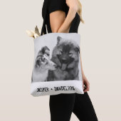 Eenvoudige, moderne aangepaste foto of foto's van  tote bag (Dichtbij)