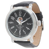 Eenvoudige moderne, aangepaste fotowatch horloge (Gekanteld)