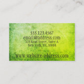 Eenvoudige, moderne, aantrekkelijke visitekaartje (Achterkant)