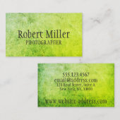 Eenvoudige, moderne, aantrekkelijke visitekaartje (Voorkant / Achterkant)