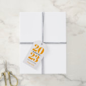 Eenvoudige Moderne Afstudeer Dank Geschenklabel Cadeaulabel (Met Touw)