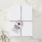 Eenvoudige Moderne Afstudeer Dank Geschenklabel Cadeaulabel (Met Touw)
