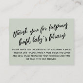 Eenvoudige, moderne applicatie voor het schrijven  informatiekaartje (Achterkant)