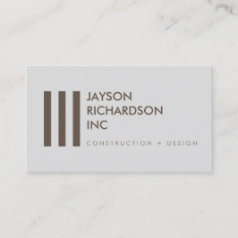 Eenvoudige Moderne Architectuur, Bouw, Ontwerp 3 Visitekaartje