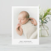 Eenvoudige Moderne Baby Meisje Foto (Staand voorkant)