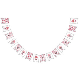 EENVOUDIGE MODERNE BABY MEISJE WATERVERF BALLONNEN VLAGGETJES