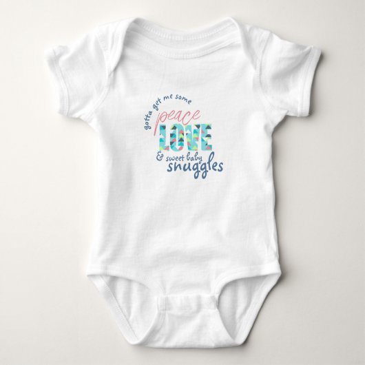 Eenvoudige moderne Baby-outfit Romper (Voorkant)