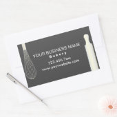 Eenvoudige moderne bakkerij bakken zakelijke label (Envelop)