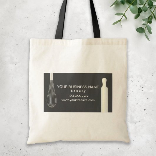 Eenvoudige moderne bakkerij | Bakkerij voor gebak Tote Bag