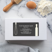 Eenvoudige moderne bakkerij bakkerijlabels etiket