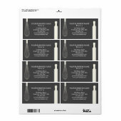 Eenvoudige moderne bakkerij bakkerijlabels etiket (Full Sheet)