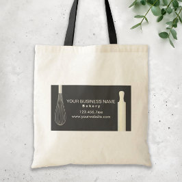 Eenvoudige Moderne Bakkerij | Banketbakker Bakkeri Tote Bag