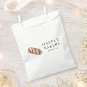 Eenvoudige moderne bakkerij Eco Professional Logo Bedankzakje (Geknipt)