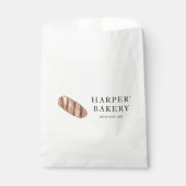 Eenvoudige moderne bakkerij Eco Professional Logo Bedankzakje (Voorkant)