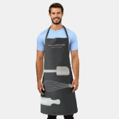 Eenvoudige moderne banketbakkerij schort (Gedragen)