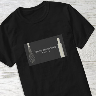 Eenvoudige moderne banketbakkerij voor gebak t-shirt