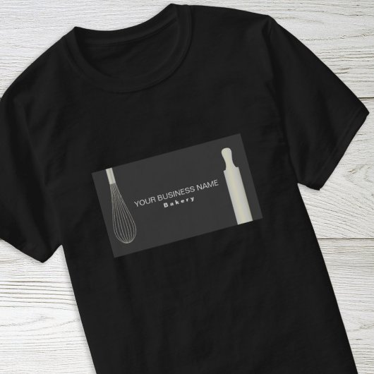 Eenvoudige moderne banketbakkerij voor gebak t-shirt
