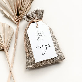 Eenvoudige Moderne Bedankjes Hangtag voor Zakelijk Cadeaulabel