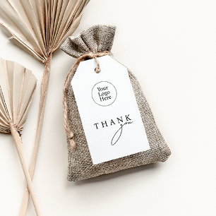 Eenvoudige Moderne Bedankjes Hangtag voor Zakelijk Cadeaulabel