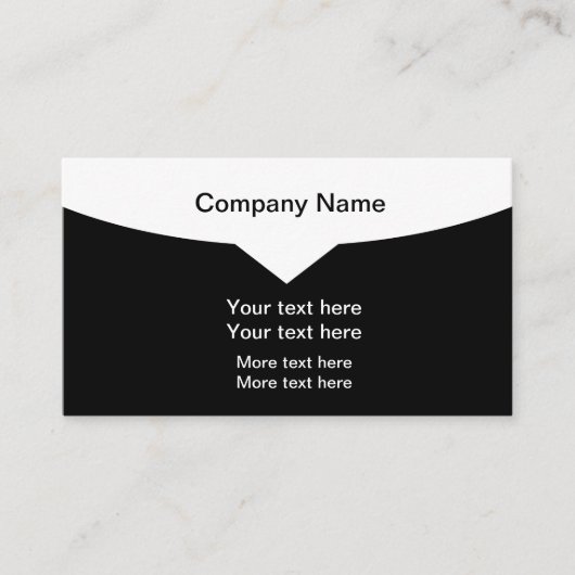 Eenvoudige, moderne bedrijfskaarttemplate visitekaartje (Voorkant)