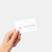 Eenvoudige Moderne BedrijfsNaam van de Logo van de Badge (Handheld)