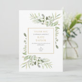 Eenvoudige moderne begrafeniseconomie bedankkaart (Staand voorkant)