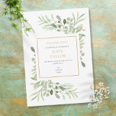 Eenvoudige moderne begrafeniseconomie bedankkaart