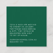 Eenvoudige moderne behuizing Kaart (Voorkant)