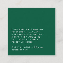 Eenvoudige moderne behuizing Kaart