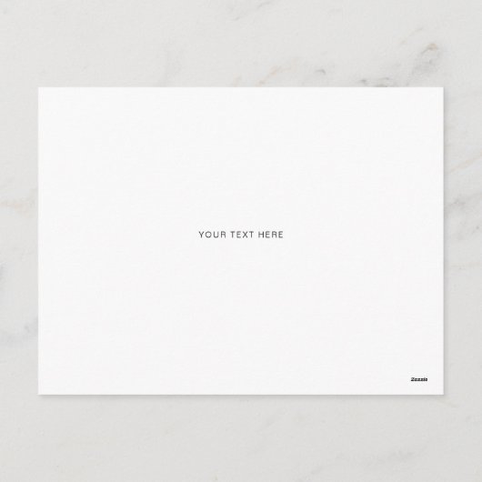 eenvoudige moderne bekendmakingskaart feestdagenkaart (Achterkant)