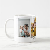 Eenvoudige moderne beste vader ooit 4 foto's colla koffiemok (Links)