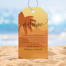 Eenvoudige Moderne Bestemming Strand Bruiloft Welk