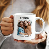 Eenvoudige moderne Besties Beste Vrienden Foto Koffiemok
